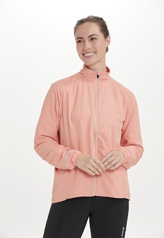 ENDURANCE Athletic Jacket 'Shela' in Orange: front