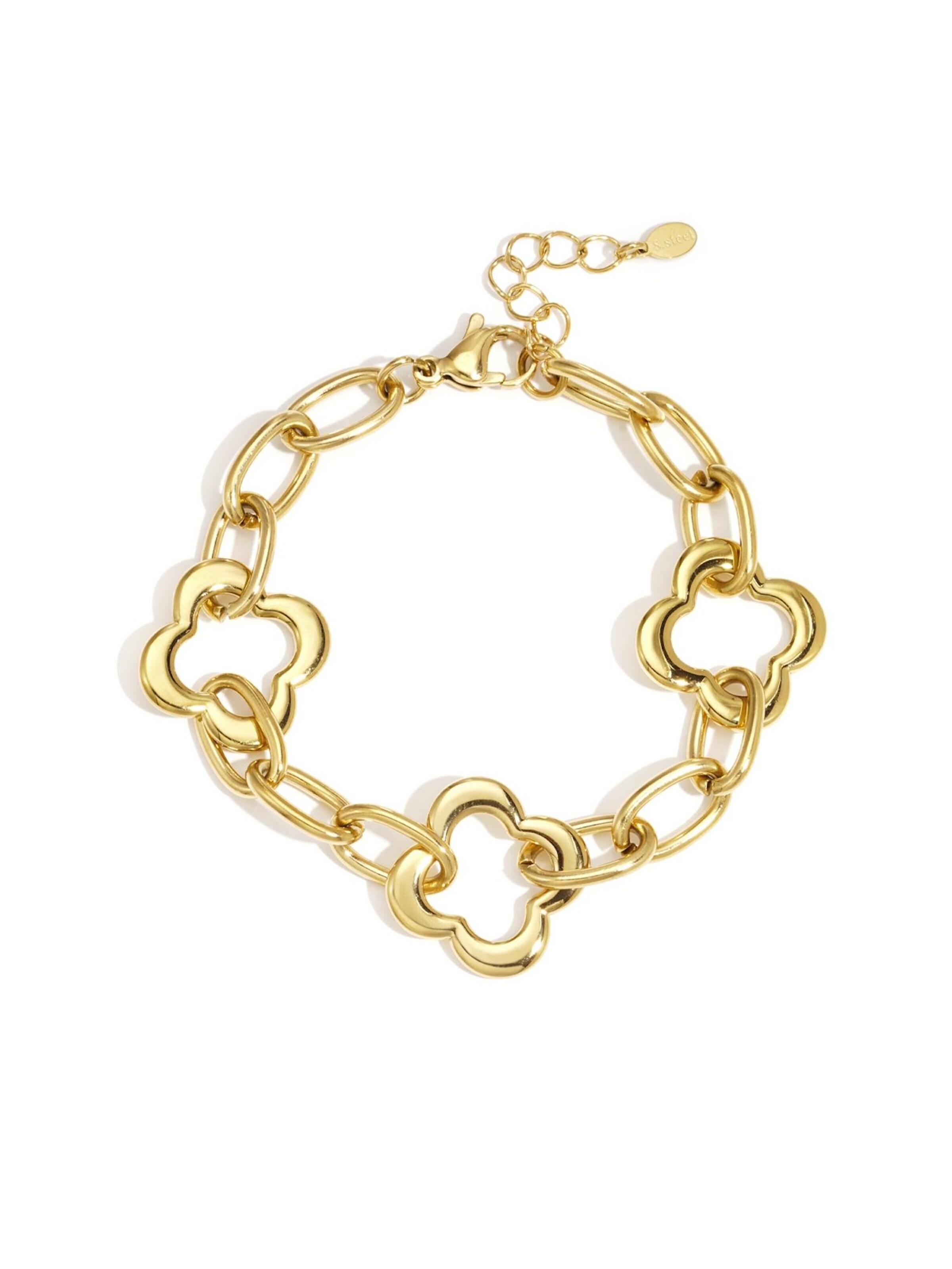 Bracelet 'MAISIE' Cala Rose en or : devant