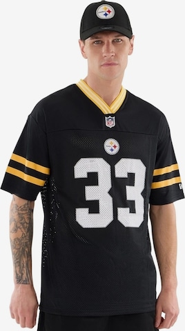 NEW ERA - Camisa 'Camiseta new era negra steelers nos nfl mesh tee' em preto: frente