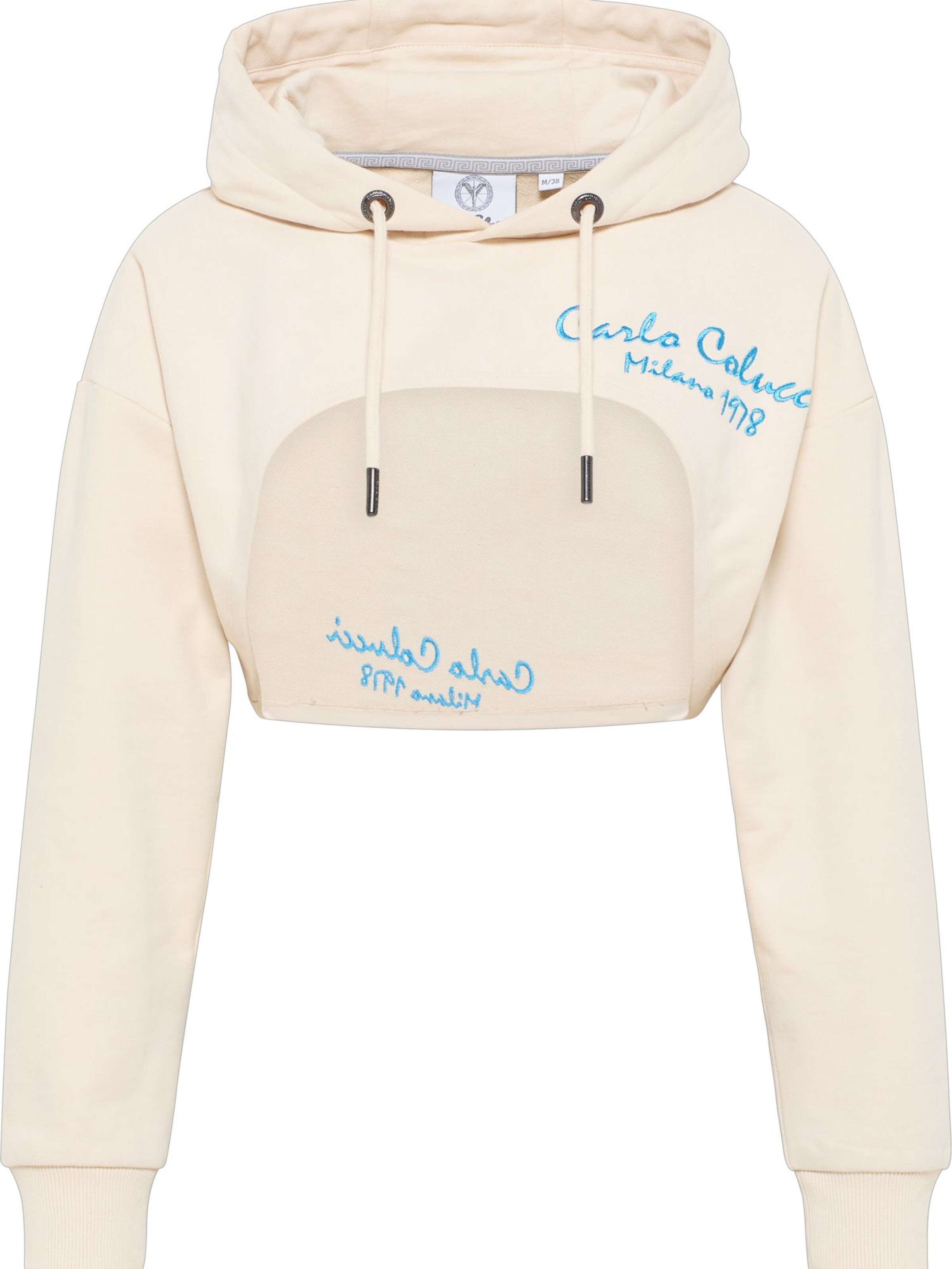 Carlo Colucci Sweatshirt in Beige: voorkant