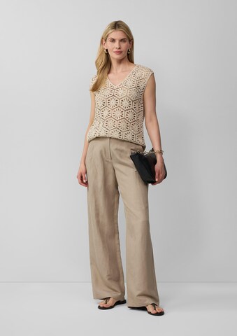 s.Oliver BLACK LABEL Knitted Top in Beige