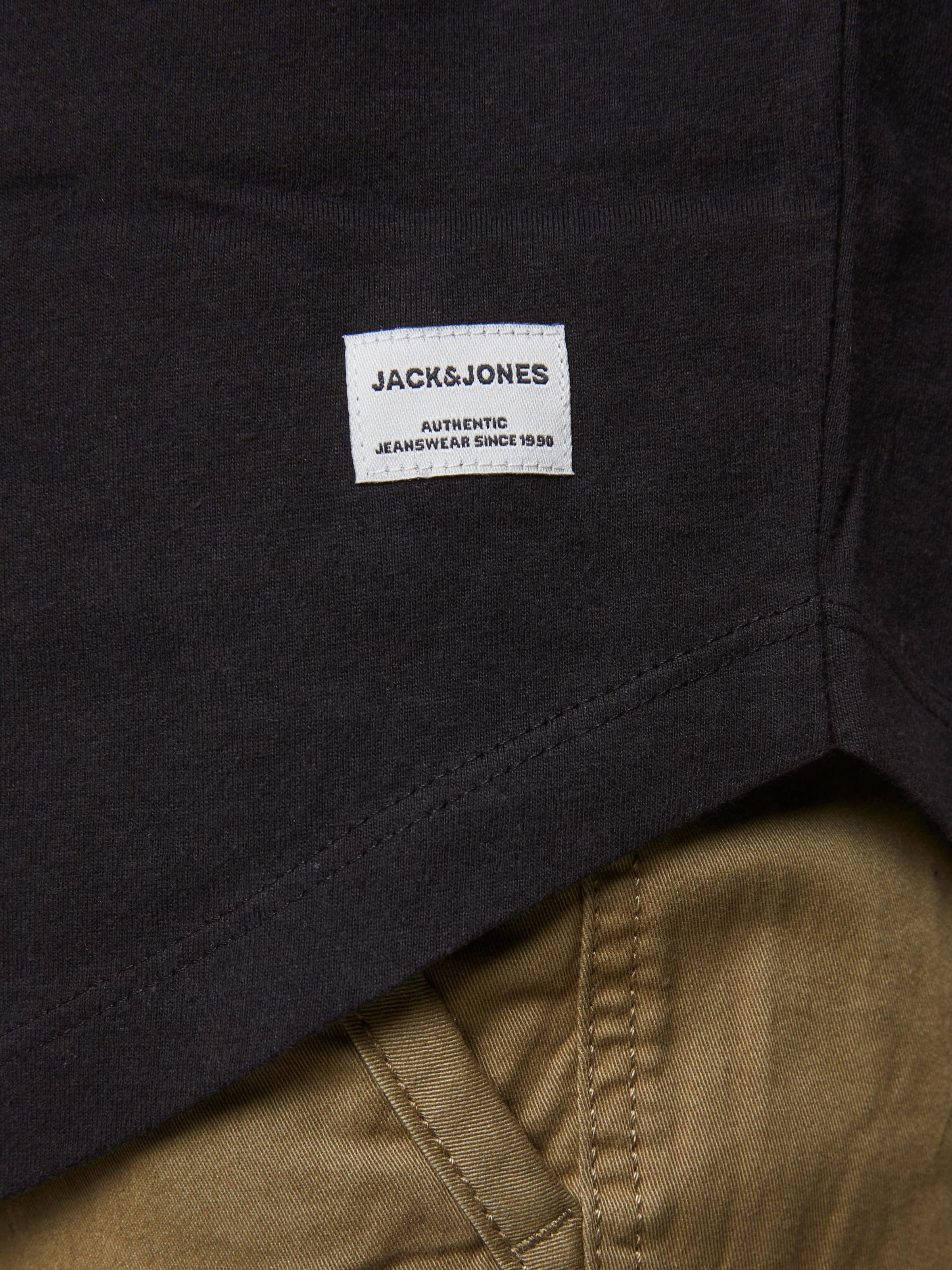 Männer Shirts JACK & JONES T-Shirt 'Noa' in Schwarz - VG41391