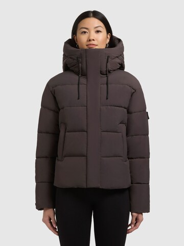Veste d’hiver 'Valina2' khujo en violet : devant