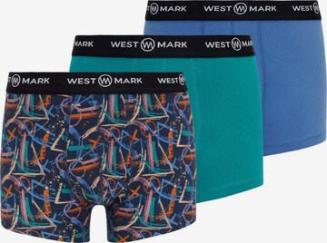 WESTMARK LONDON Boxer shorts 'Oscar' in Blue: front