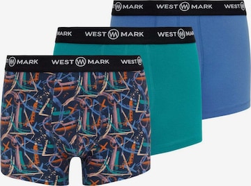 WESTMARK LONDON Boxer shorts 'Oscar' in Blue: front