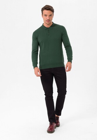 Jimmy Sanders Pullover in Grün