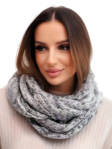 Lumera Tube Scarf in Grey: front