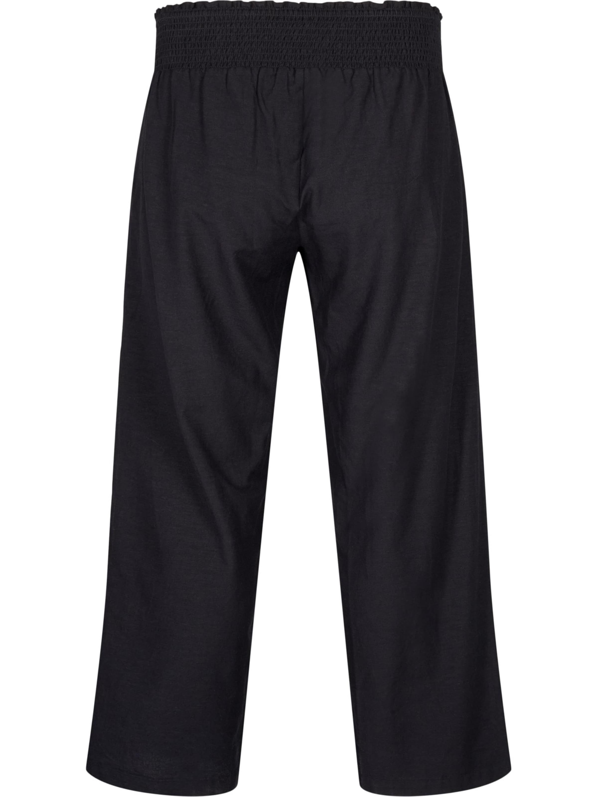 Regular Pantalon Zizzi en noir