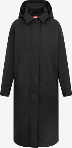 Manteau fonctionnel 'Coatby' Derbe en noir : devant