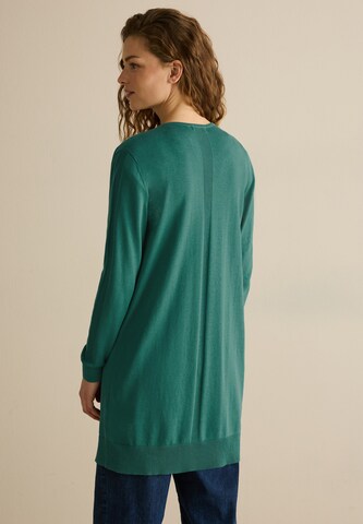 CECIL Langer Basic Cardigan in Grün