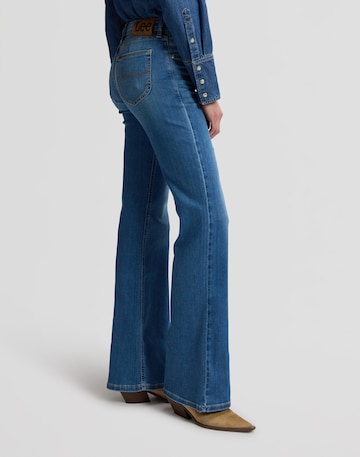 Lee Bootcut Jeans 'Lana' in Blauw