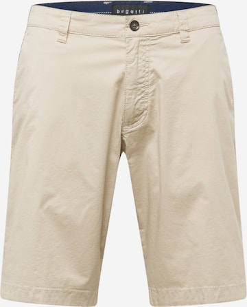 Regular Pantalon chino bugatti en beige : devant
