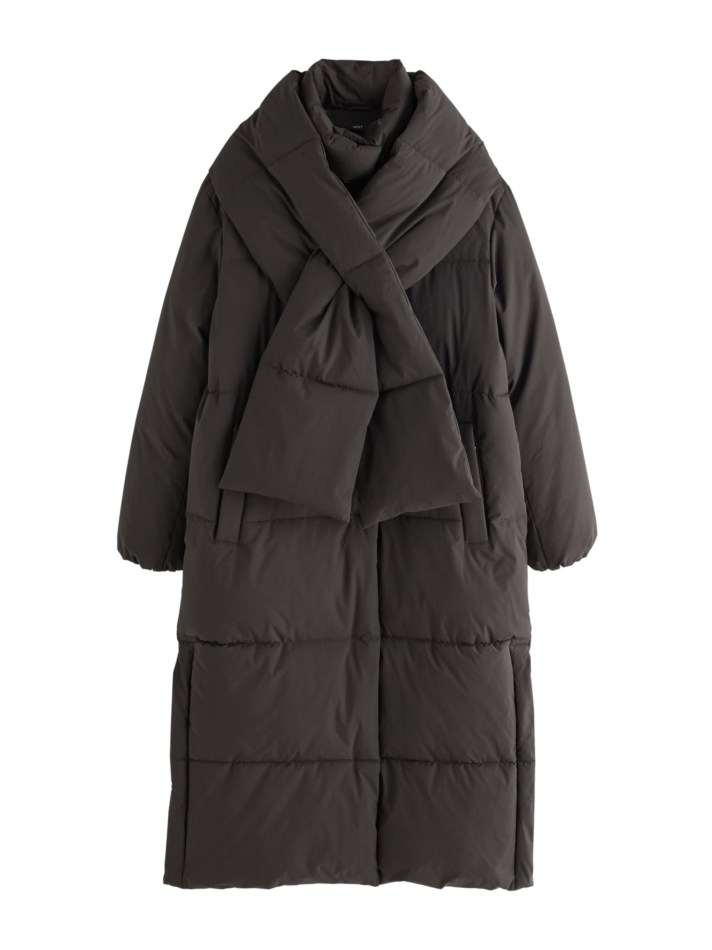 Next - Abrigo de invierno en gris: frente