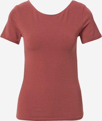 T-shirt ONLY en rouge : devant