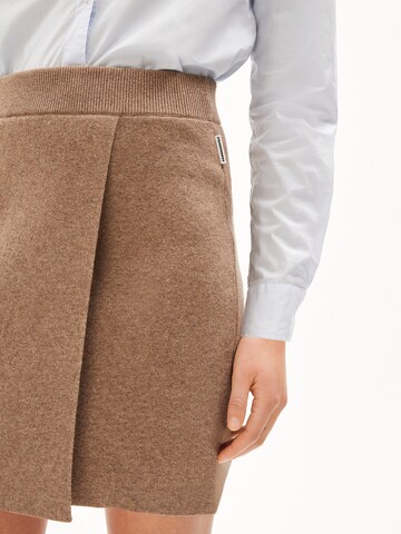 ARMEDANGELS Skirt 'Darlaa' in Brown