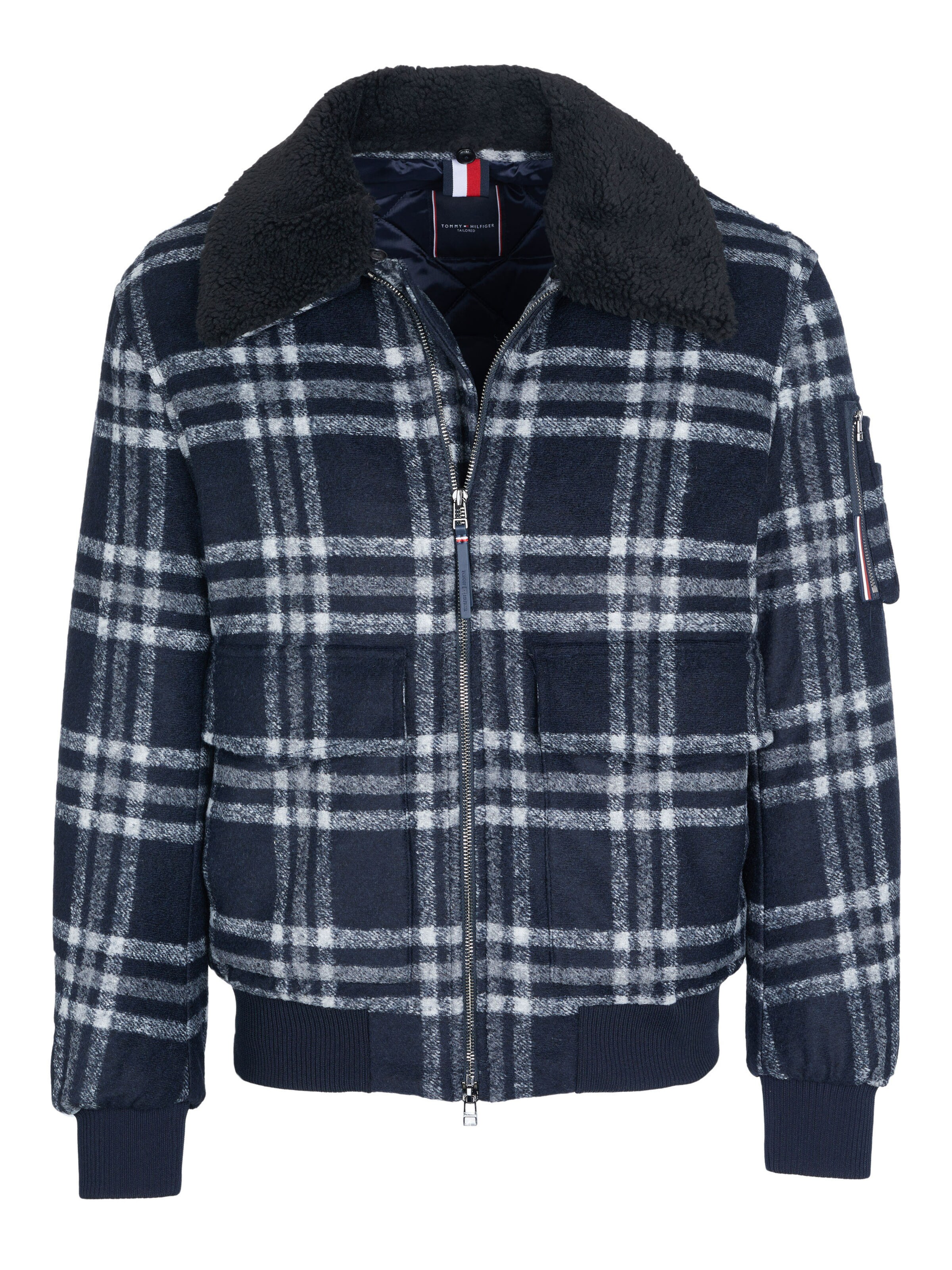 Tommy Hilfiger Big & Tall Jacke in Schwarz: Vorderseite
