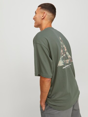 JACK & JONES Shirt 'Triangle' in Green