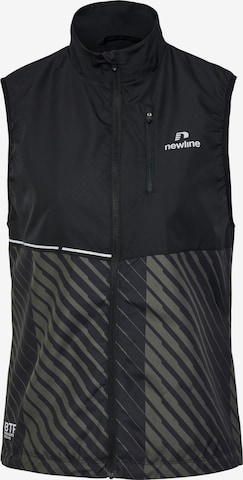 Newline Sportbodywarmer 'PACE GILET' in Zwart: voorkant