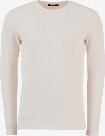 Sweat-shirt Buratti en beige : devant