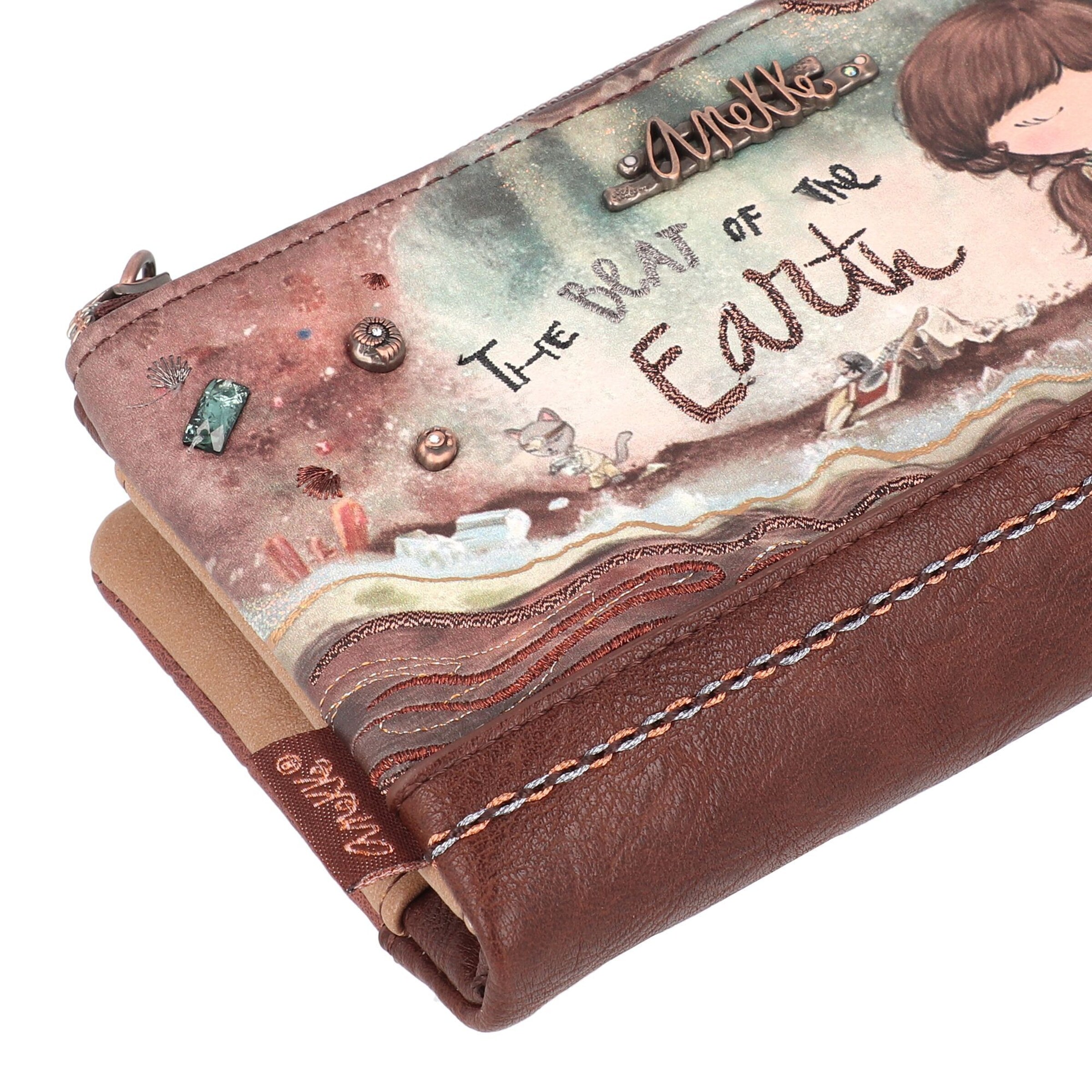 Anekke Wallet in Brown