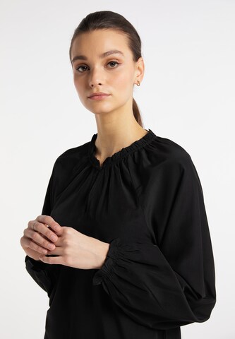 DreiMaster Klassik Bluse in Schwarz