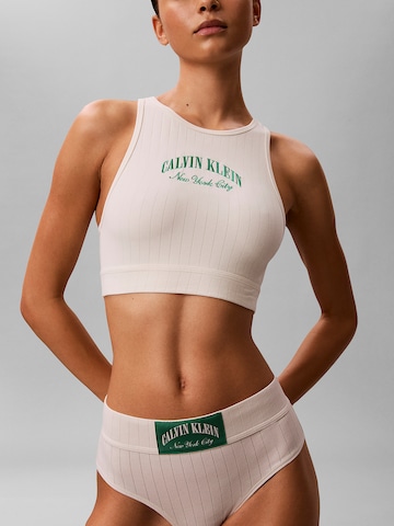 Calvin Klein Bustier BH 'Heritage Classic' in Weiß