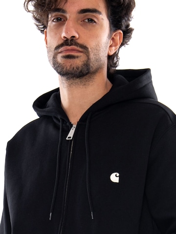 Carhartt WIP Sweatjakke 'Hooded Mack Jacket Black / Wax' i sort