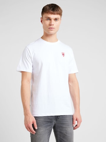 T-Shirt 'Lobster' Wemoto en blanc : devant