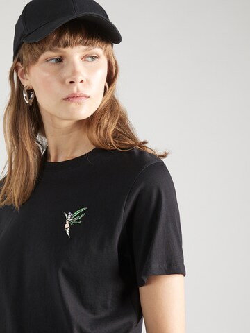 Iriedaily - Camiseta 'Hazebell' en negro
