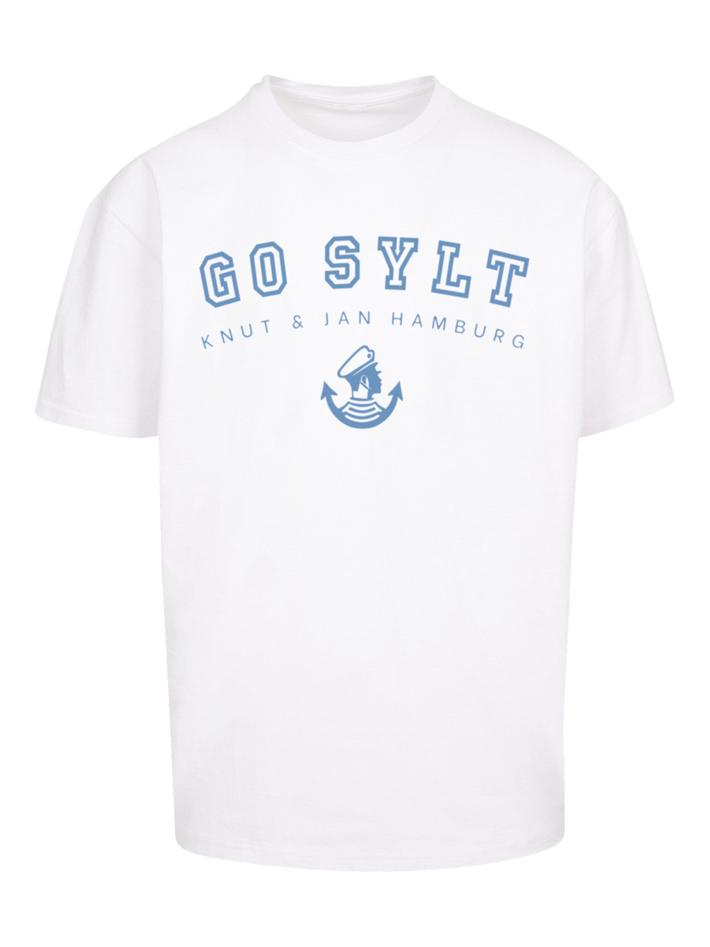 T-Shirt F4NT4STIC en blanc : devant