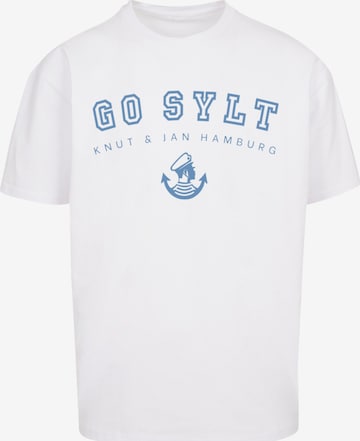 T-Shirt F4NT4STIC en blanc : devant