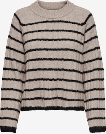 JDY Pullover 'JDYMiley' in Grau: Vorderseite