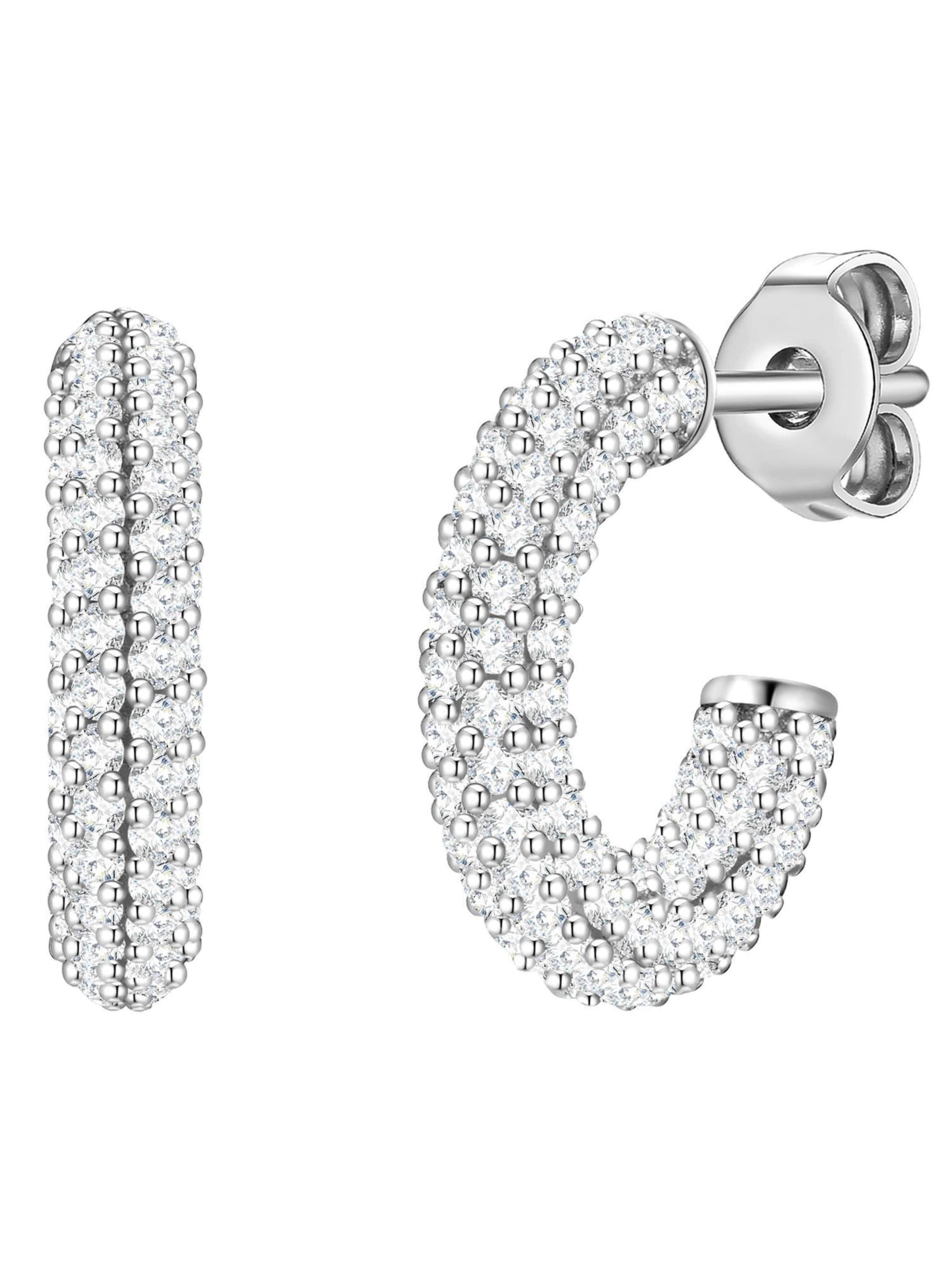 Glanzstücke München Oorbellen in Zilver: voorkant
