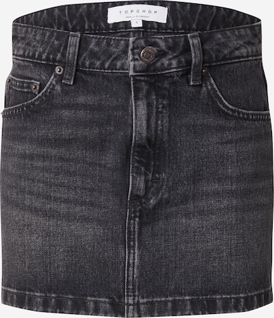 TOPSHOP Rock in black denim, Produktansicht