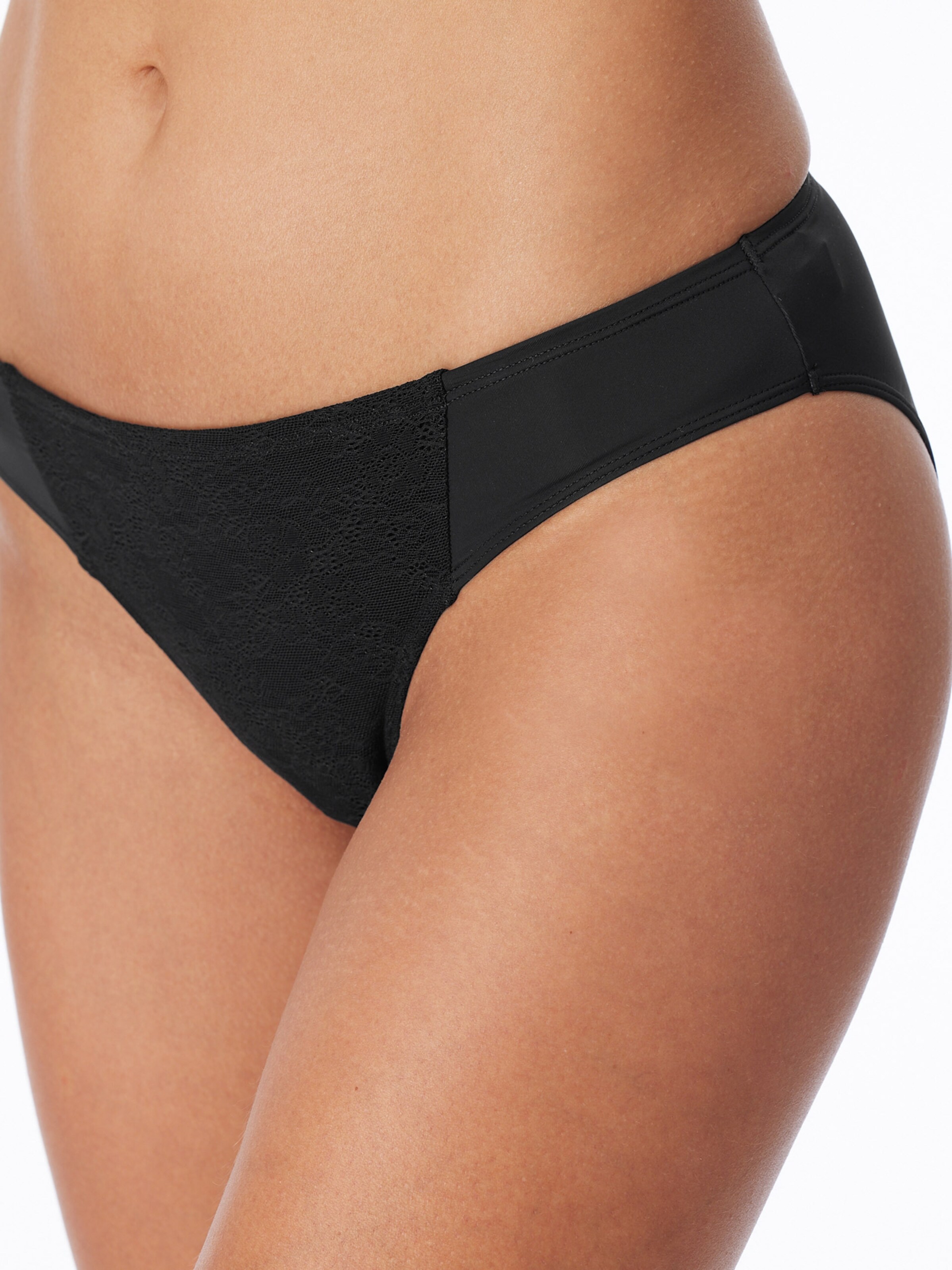 Slip ' Air blickdichte Spitze ' SCHIESSER en noir