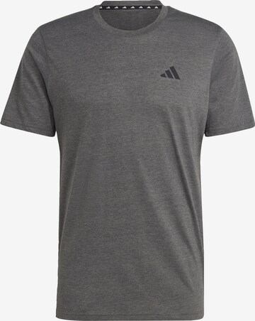 T-Shirt fonctionnel 'Essentials' ADIDAS PERFORMANCE en gris : devant