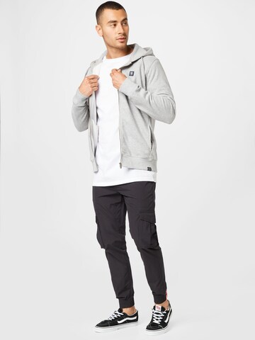 GARCIA Zip-Up Hoodie in Grey