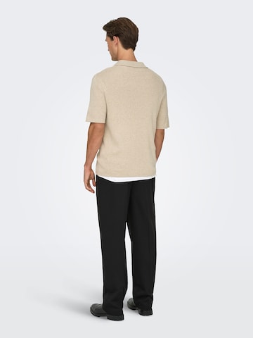 Only & Sons Пуловер 'ONSTRAVIS' в бежово