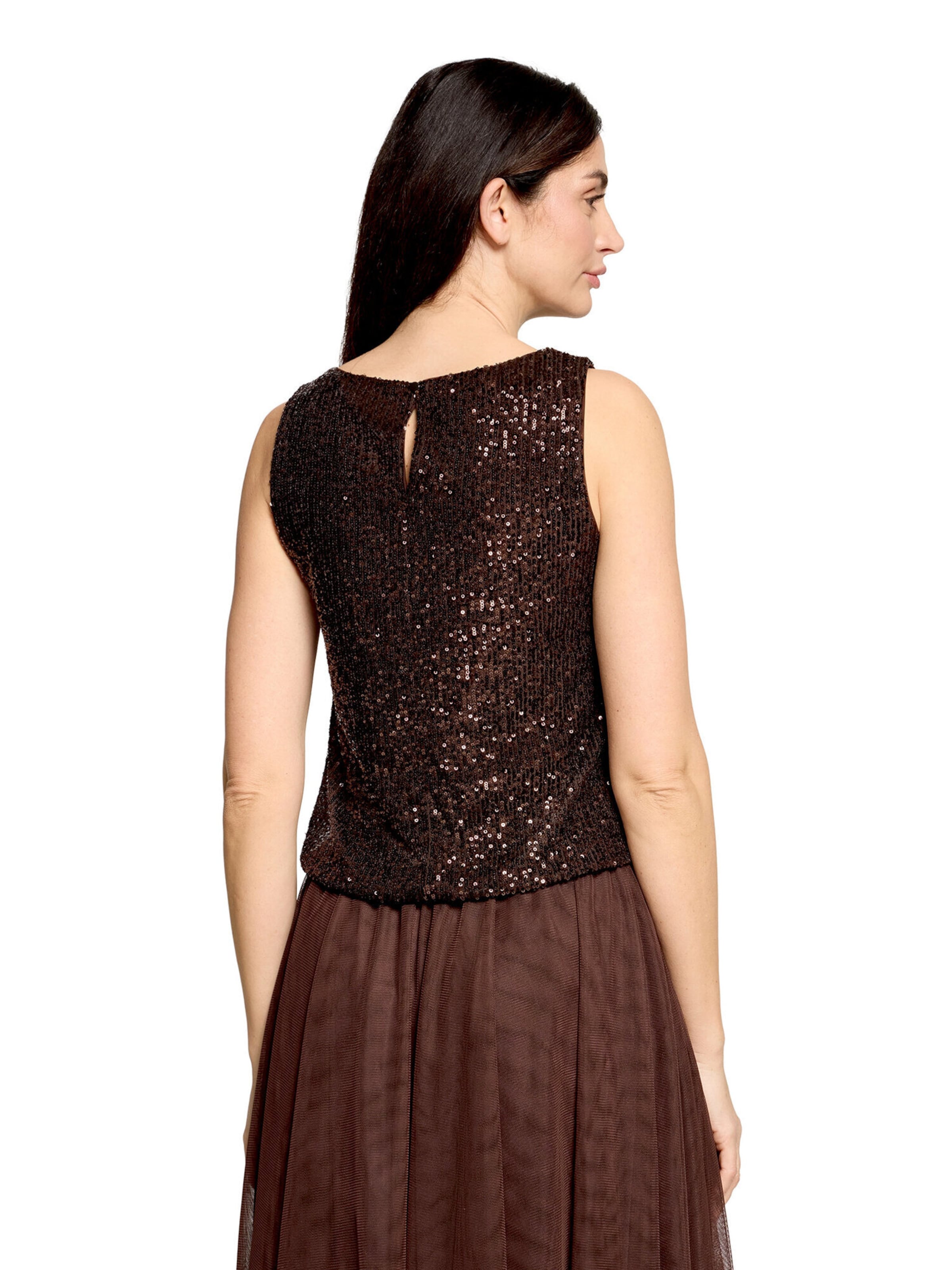 Vera Mont Top in Bruin