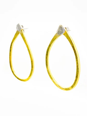 d'ecolife Essentials Ohrringe 'Water' in Gold