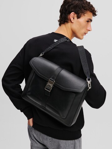 Karl Lagerfeld Laptoptaske i sort: forside