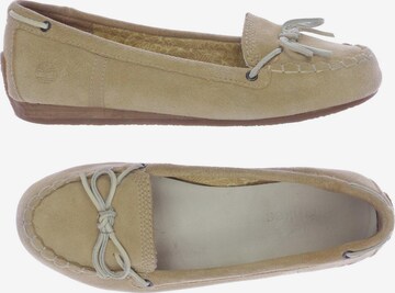 TIMBERLAND Flats & Loafers in 38 in Beige: front