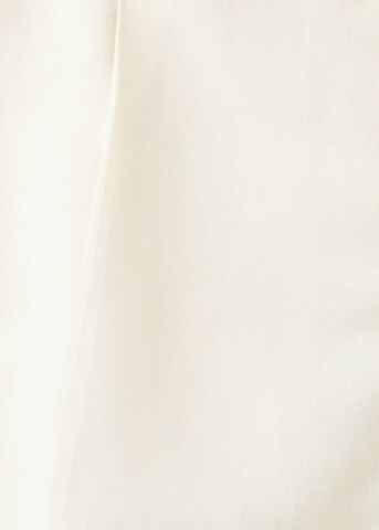 MANGO MAN Regular Pleat-Front Pants 'Bants' in White