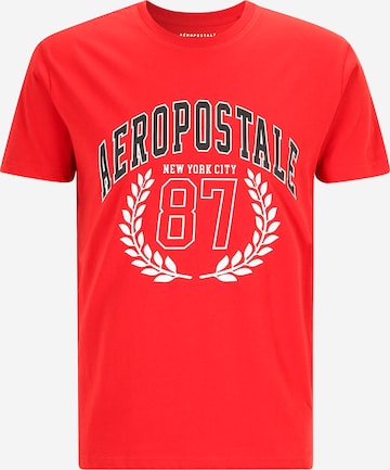 AÉROPOSTALE Shirt in Red: front