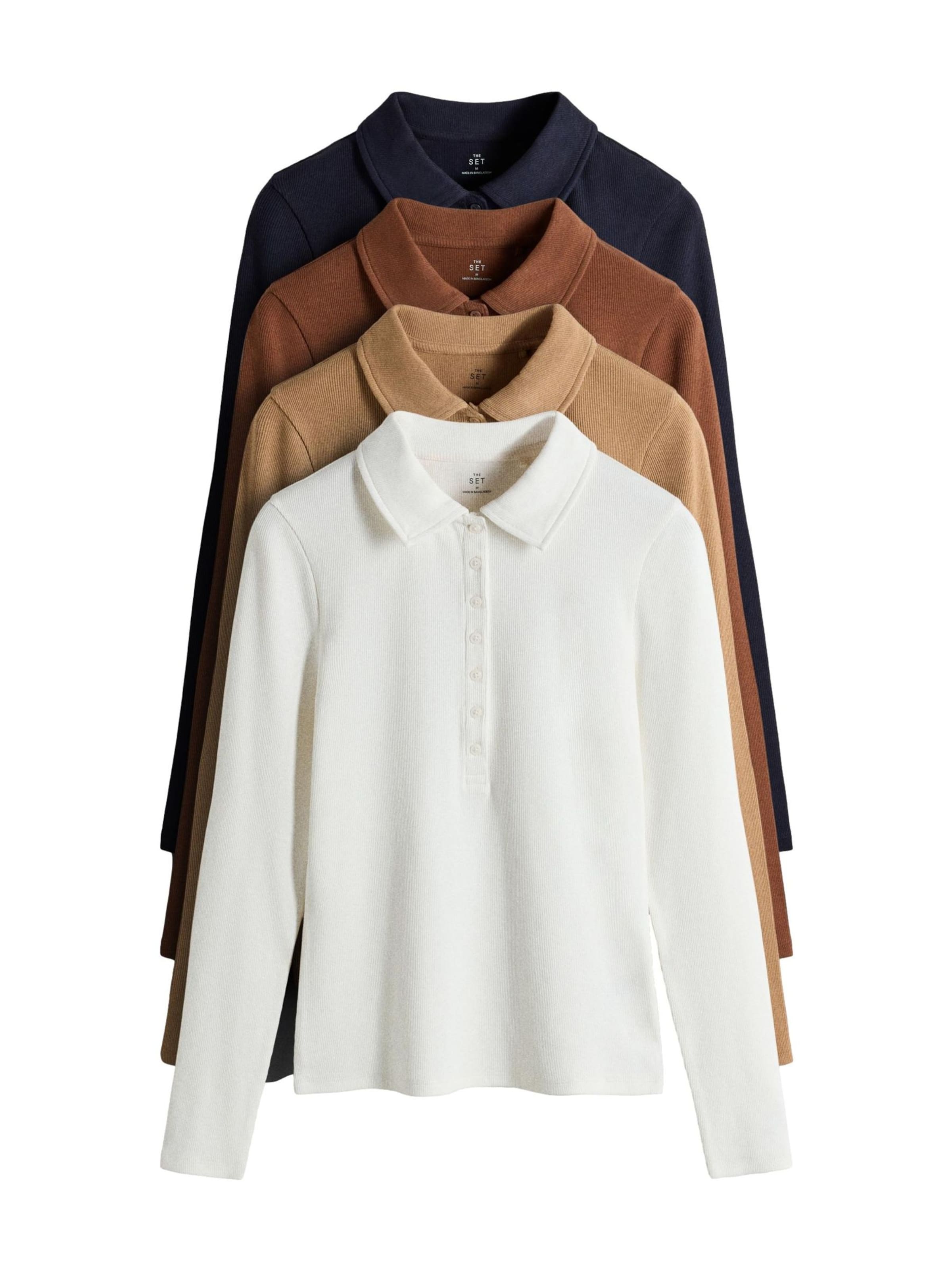 The Set Pullover in Mischfarben: Vorderseite