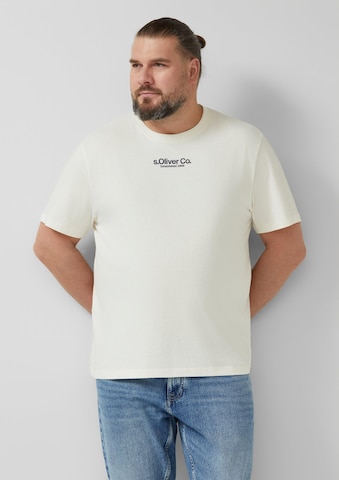 T-Shirt s.Oliver en beige : devant