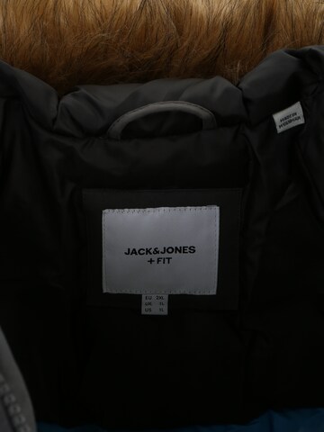 Jack & Jones Plus Winterjas 'WINNER' in Grijs