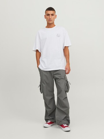 JACK & JONES Тениска 'Levi' в бяло