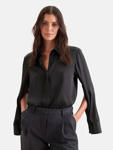 SEIDENSTICKER Blouse in Zwart: voorkant