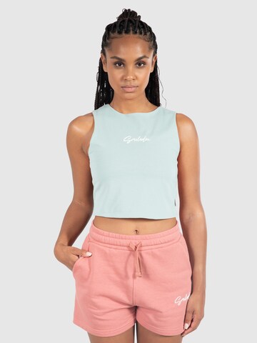Smilodox Top 'Rosina' in Blau: Vorderseite